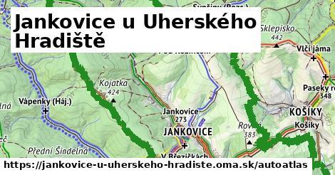 ulice v Jankovice u Uherského Hradiště