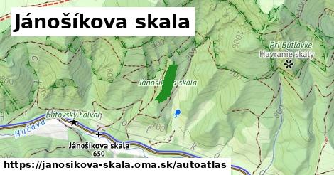 ulice v Jánošíkova skala