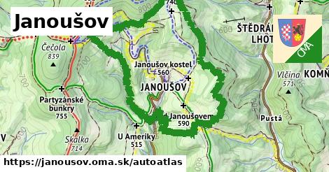 ikona Mapa autoatlas v janousov