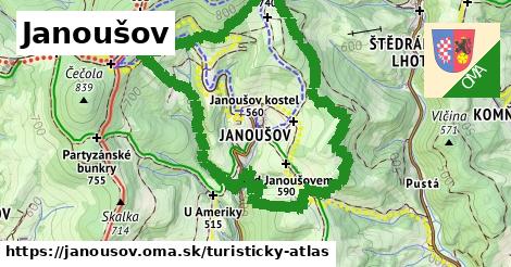 ikona Turistická mapa turisticky-atlas v janousov