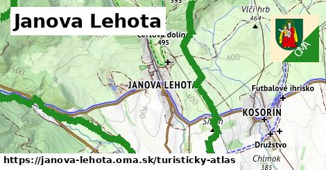 ikona Turistická mapa turisticky-atlas v janova-lehota