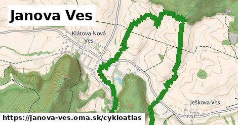 ikona Janova Ves: 4,0 km trás cykloatlas v janova-ves