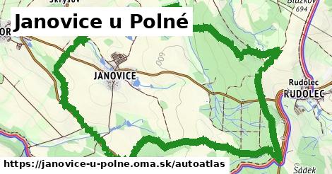 ikona Mapa autoatlas v janovice-u-polne