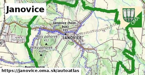 ikona Mapa autoatlas v janovice