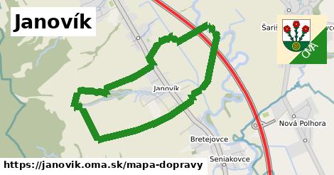 ikona Mapa dopravy mapa-dopravy v janovik