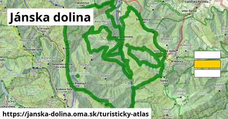 ikona Turistická mapa turisticky-atlas v janska-dolina