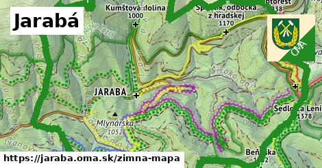 ikona Jarabá: 35 km trás zimna-mapa v jaraba