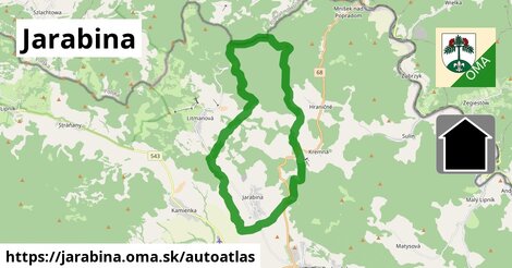 ikona Mapa autoatlas v jarabina