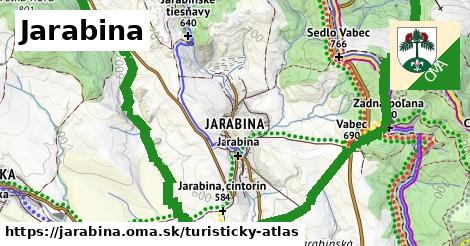 ikona Turistická mapa turisticky-atlas v jarabina