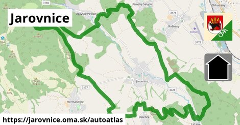 ikona Mapa autoatlas v jarovnice