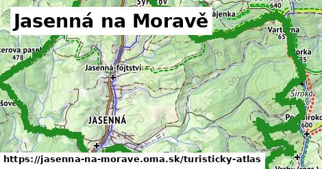 ikona Jasenná na Moravě: 0 m trás turisticky-atlas v jasenna-na-morave