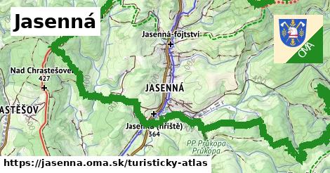 ikona Turistická mapa turisticky-atlas v jasenna