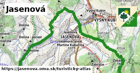 ikona Turistická mapa turisticky-atlas v jasenova