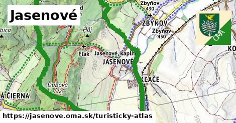 ikona Turistická mapa turisticky-atlas v jasenove