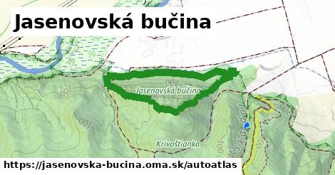 ikona Mapa autoatlas v jasenovska-bucina