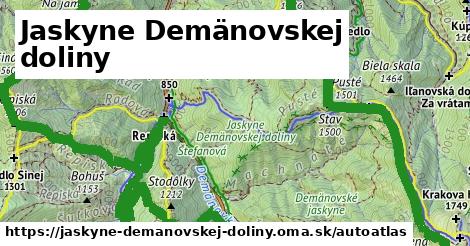 ikona Mapa autoatlas v jaskyne-demanovskej-doliny