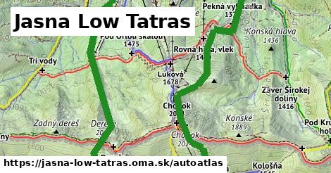 ikona Mapa autoatlas v jasna-low-tatras