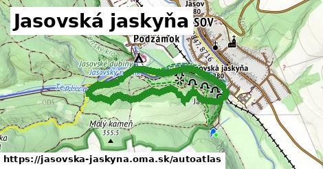 ikona Mapa autoatlas v jasovska-jaskyna