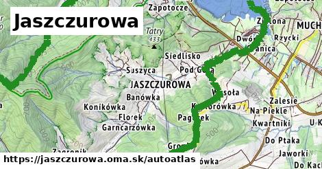 ikona Mapa autoatlas v jaszczurowa