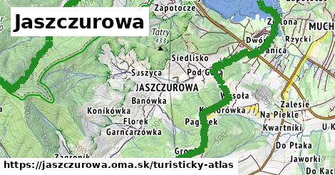 ikona Turistická mapa turisticky-atlas v jaszczurowa