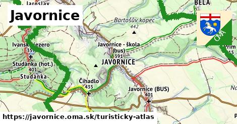 ikona Turistická mapa turisticky-atlas v javornice