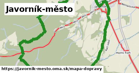 ikona Mapa dopravy mapa-dopravy v javornik-mesto