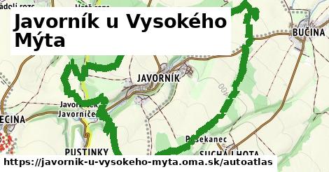 ikona Mapa autoatlas v javornik-u-vysokeho-myta