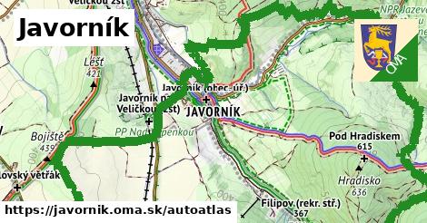 ikona Mapa autoatlas v javornik