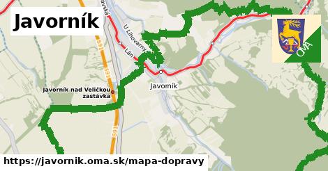 ikona Javorník: 10,0 km trás mapa-dopravy v javornik