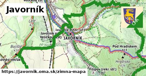 ikona Zimná mapa zimna-mapa v javornik