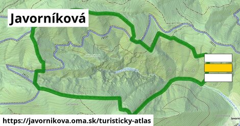 ikona Turistická mapa turisticky-atlas v javornikova