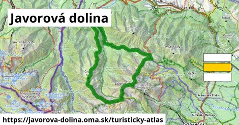 ikona Turistická mapa turisticky-atlas v javorova-dolina