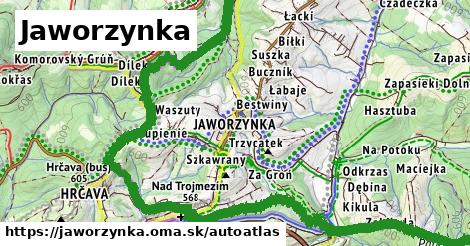 ikona Mapa autoatlas v jaworzynka