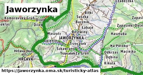 ikona Turistická mapa turisticky-atlas v jaworzynka