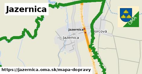 ikona Mapa dopravy mapa-dopravy v jazernica