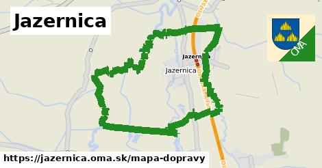 ikona Mapa dopravy mapa-dopravy v jazernica