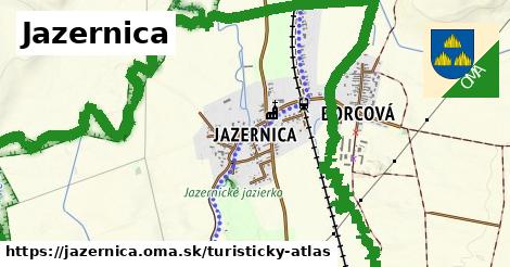 ikona Turistická mapa turisticky-atlas v jazernica