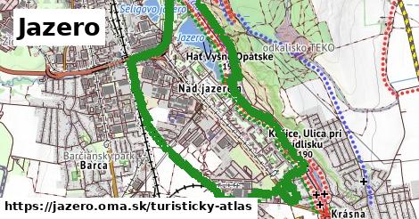 ikona Turistická mapa turisticky-atlas v jazero