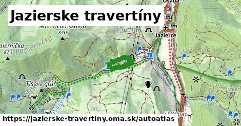 ikona Mapa autoatlas v jazierske-travertiny