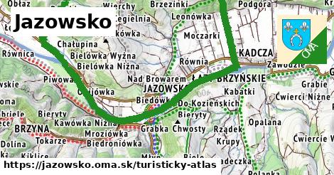 ikona Turistická mapa turisticky-atlas v jazowsko