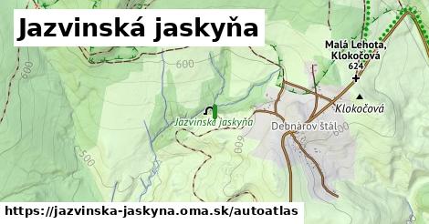 ikona Mapa autoatlas v jazvinska-jaskyna