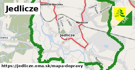 ikona Mapa dopravy mapa-dopravy v jedlicze