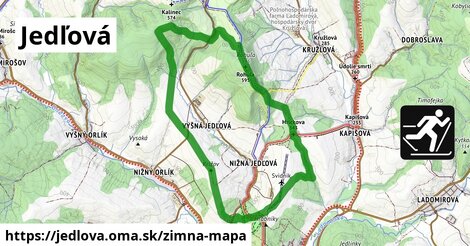 ikona Zimná mapa zimna-mapa v jedlova