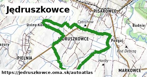 ikona Mapa autoatlas v jedruszkowce