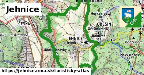 ikona Turistická mapa turisticky-atlas v jehnice