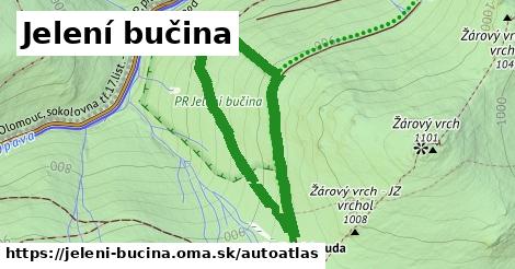 ikona Mapa autoatlas v jeleni-bucina