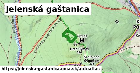 ulice v Jelenská gaštanica