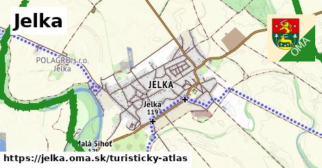 ikona Jelka: 10,3 km trás turisticky-atlas v jelka
