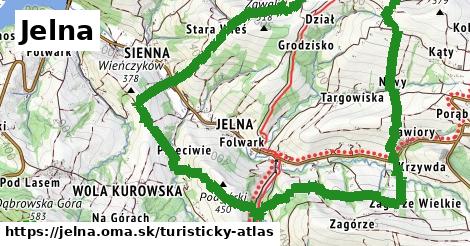 ikona Turistická mapa turisticky-atlas v jelna