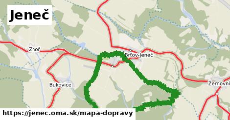 ikona Mapa dopravy mapa-dopravy v jenec